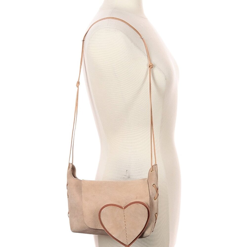 Gucci Suede Heart Bag